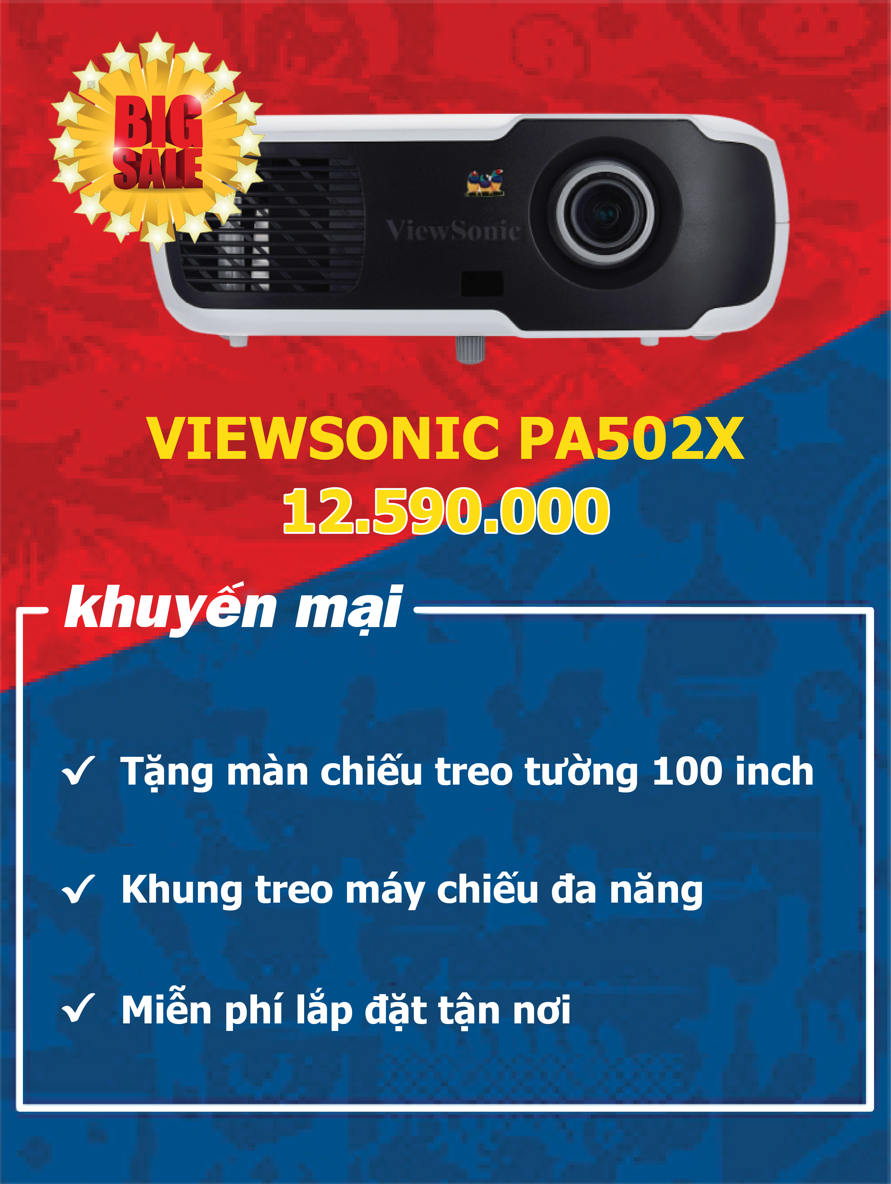 Trọn bộ Viewsonic PA502X